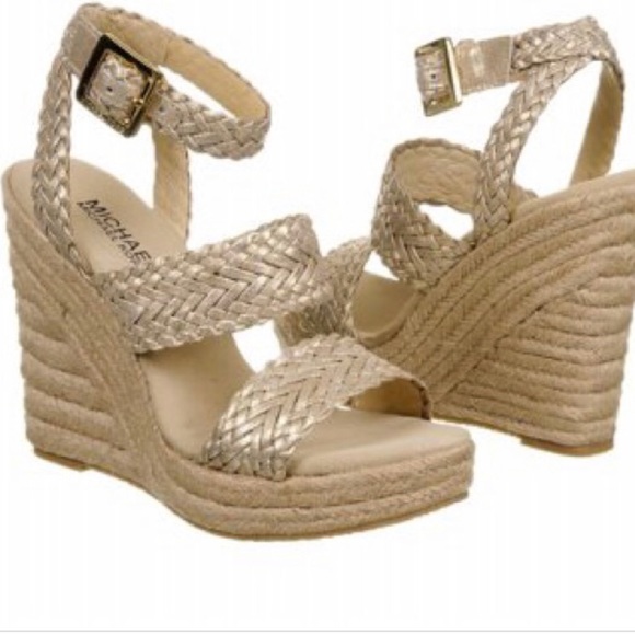 michael kors espadrille wedges